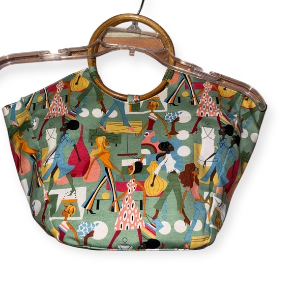 Neiman Marcus Handbags - Neiman Marcus Multicolor Fashion Print Tote